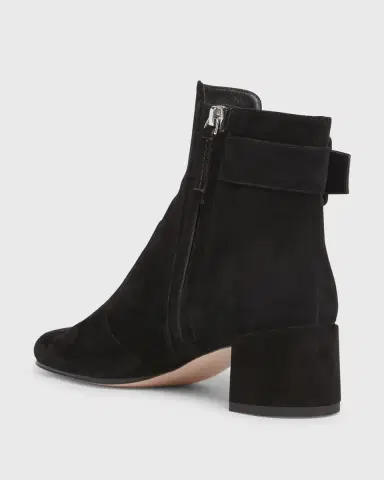 Roger Vivier Tres Vivier Suede Buckle Ankle Booties | Thumbnail 2 Roger Vivier Tres Vivier Suede Buckle Ankle Booties | Thumbnail 2
