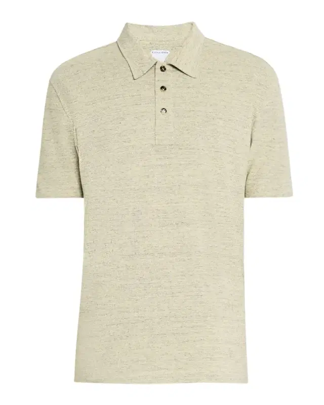 Bottega Veneta Men 's Chine Pique Polo Shirt
