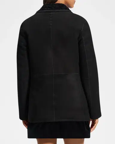 Theory Shearling Peacoat Blazer | Thumbnail 3