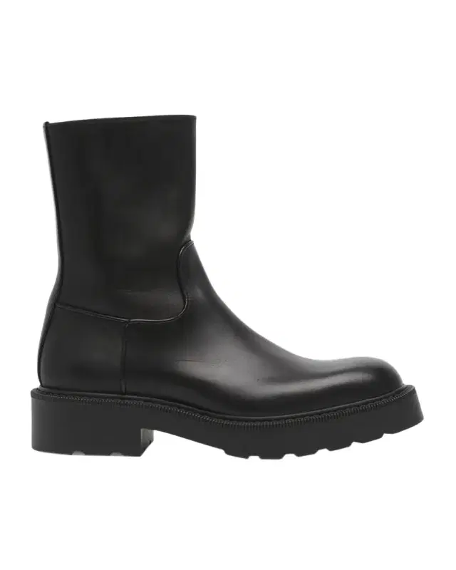 Leather Short Moto Boots