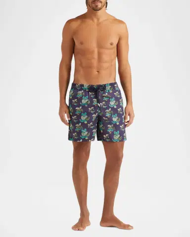 Vilebrequin Men's Landscape Turtles Swim Shorts | Thumbnail 3 Vilebrequin Men's Landscape Turtles Swim Shorts | Thumbnail 3