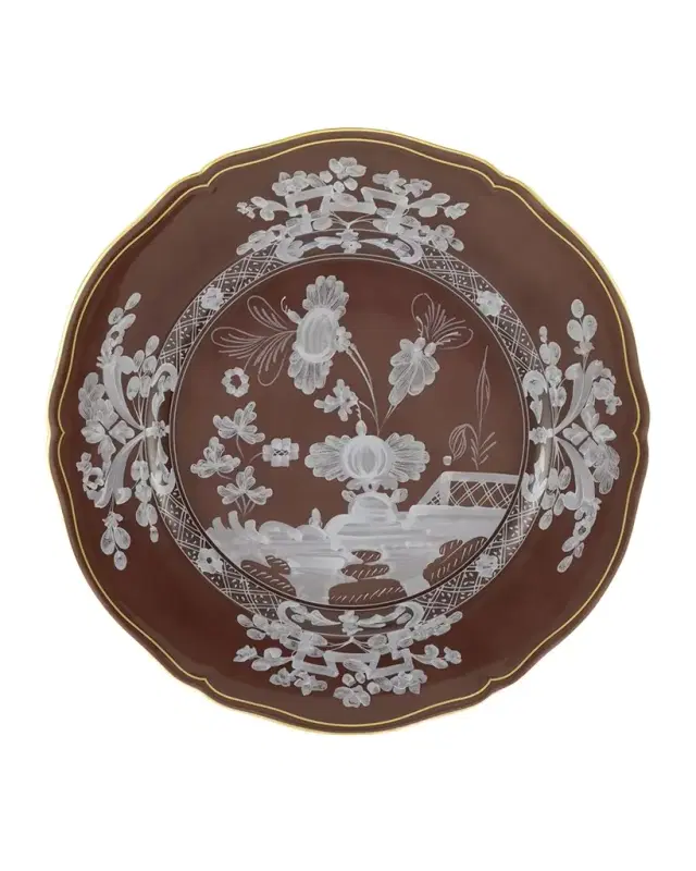 Ginori 1735 Oriente Italiano Castagna Charger Plate