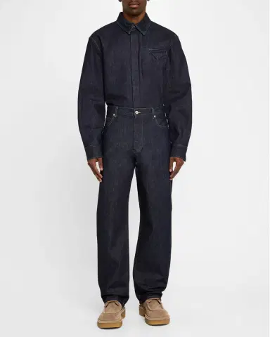 Bottega Veneta Men's Soft Denim Trousers | Thumbnail 2