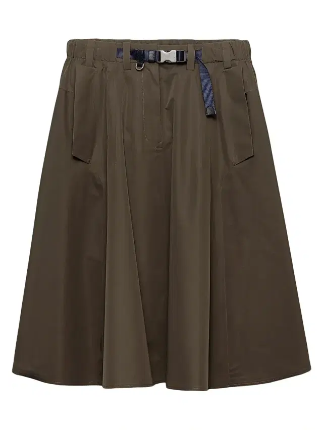 Women's Technical Fabric Circle Skirt - Green