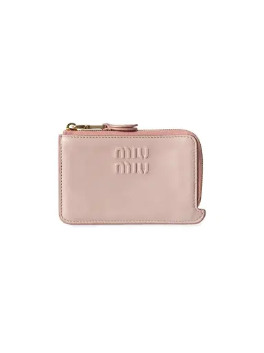 Miu Miu Women's Nappa Leather Envelope Card Holder | Thumbnail 1