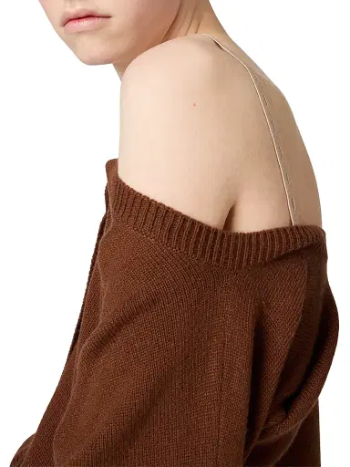 Miu Miu Women's Cashmere Cardigan - Brown - Size 4 | Thumbnail 5 Miu Miu Women's Cashmere Cardigan - Brown - Size 4 | Thumbnail 5