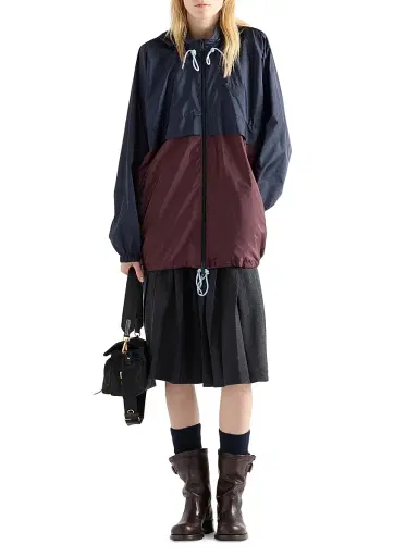 Prada Women's Lightweight Re-Nylon Blouson Jacket | Thumbnail 2