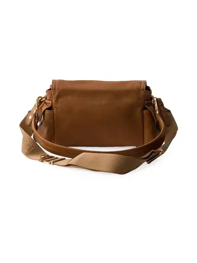 Prada Women's Medium Explore Nappa Leather Shoulder Bag with Flap - Medium Brown | Thumbnail 5 Prada Women's Medium Explore Nappa Leather Shoulder Bag with Flap - Medium Brown | Thumbnail 5