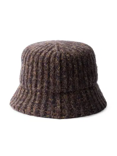 Prada Women's Mélange Knit Bucket Hat - Multicolored | Thumbnail 2