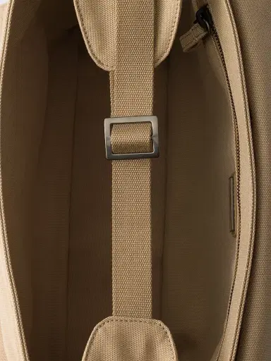 Prada Men's Canvas Shoulder Bag - Beige Khaki | Thumbnail 7