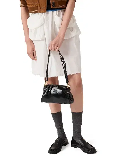 Miu Miu Women's Leather Clutch - Black | Thumbnail 3 Miu Miu Women's Leather Clutch - Black | Thumbnail 3