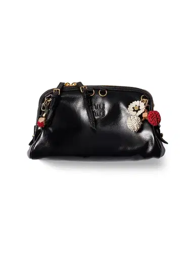 Miu Miu Women's Leather Clutch - Black | Thumbnail 4 Miu Miu Women's Leather Clutch - Black | Thumbnail 4