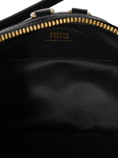 Miu Miu Women's Leather Clutch - Black | Thumbnail 7 Miu Miu Women's Leather Clutch - Black | Thumbnail 7