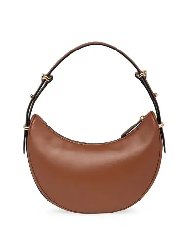 Prada Women's Arqué Leather Shoulder Bag - Brown | Thumbnail 4