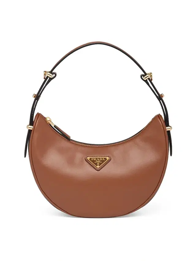 Women's Arqué  Leather Shoulder Bag - Brown