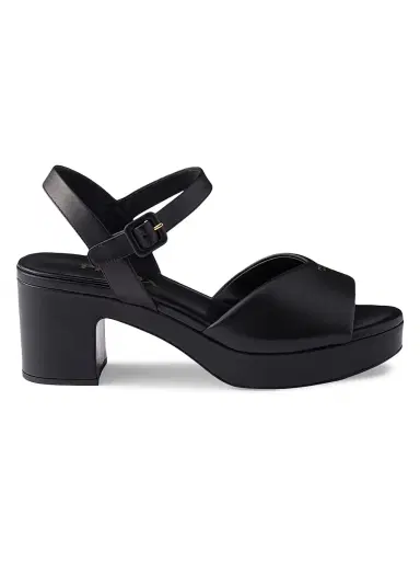Prada Women's Nappa Leather Sandals - Black - Size 7 | Thumbnail 1 Prada Women's Nappa Leather Sandals - Black - Size 7 | Thumbnail 1