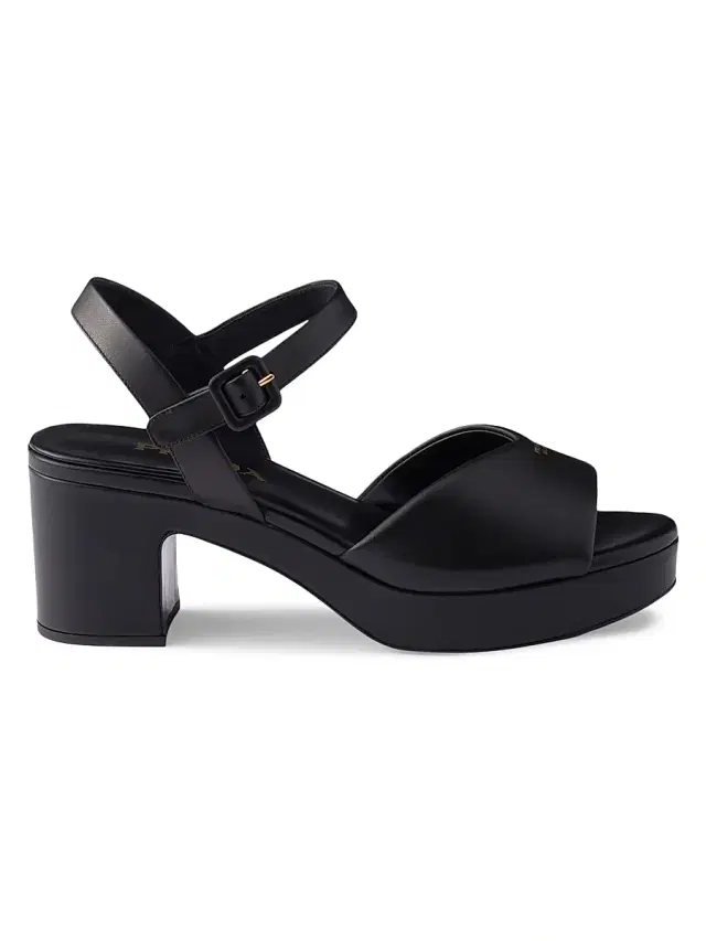Prada Women's Nappa Leather Sandals - Black