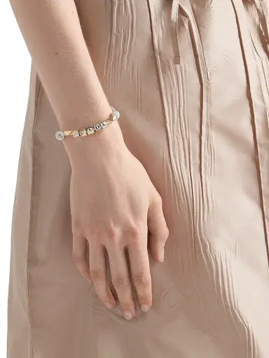 Prada Women's Nappa Leather Bracelet - White | Thumbnail 2