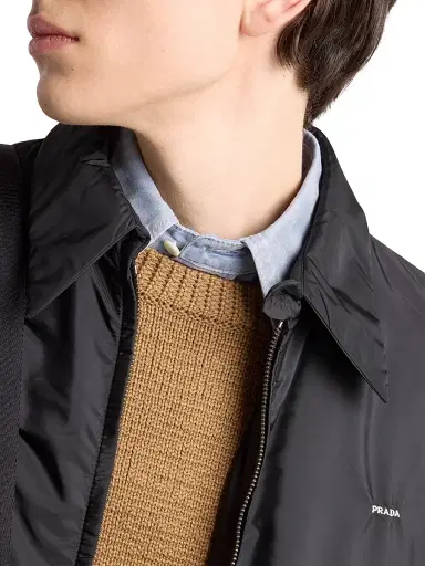 Prada Men's Re-Nylon Blouson Jacket - Black - Size 44 | Thumbnail 5