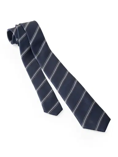 Prada Men's Silk Tie - Blue | Thumbnail 2