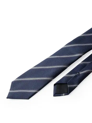 Prada Men's Silk Tie - Blue | Thumbnail 3