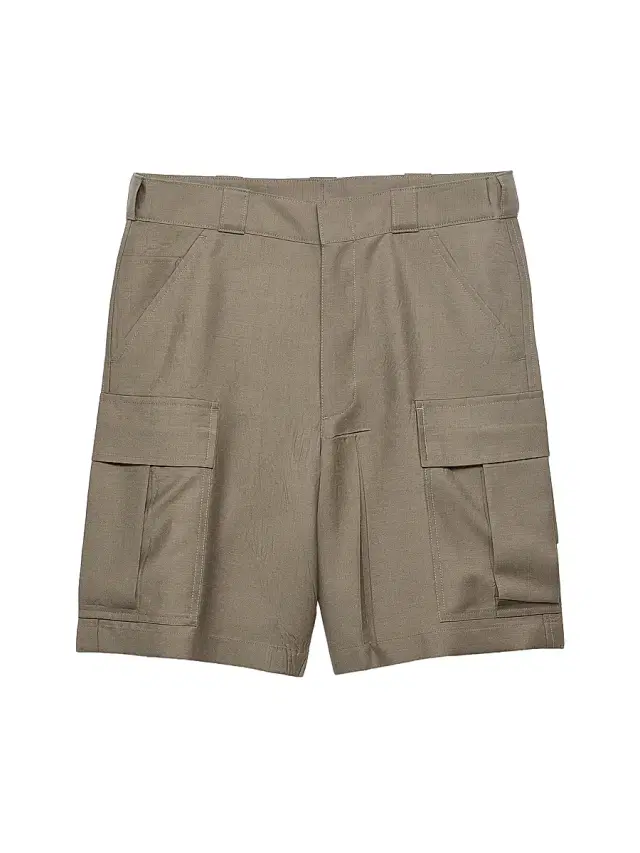 Men's Mohair and Wool Bermudas - Green