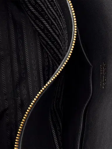Prada Women's Leather Tote Bag - Black | Thumbnail 8