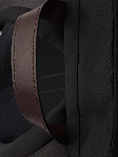 Prada Men's Re-Nylon and Leather Backpack | Thumbnail 5 Prada Men's Re-Nylon and Leather Backpack | Thumbnail 5