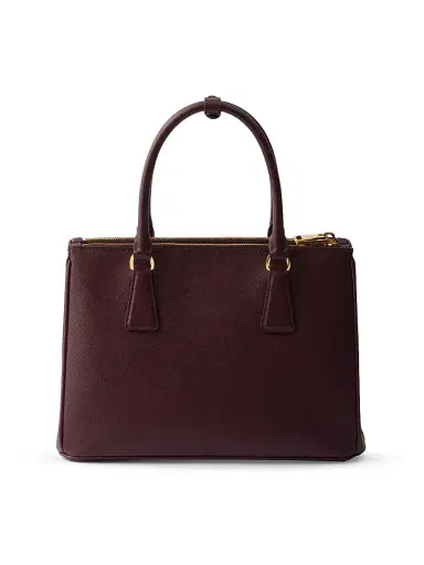 Prada Women's Medium Galleria Saffiano Leather Top Handle Bag - Dark Red | Thumbnail 5