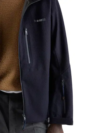 Prada Men's Hooded Cashmere Jacket - Blue - Size XL | Thumbnail 6 Prada Men's Hooded Cashmere Jacket - Blue - Size XL | Thumbnail 6