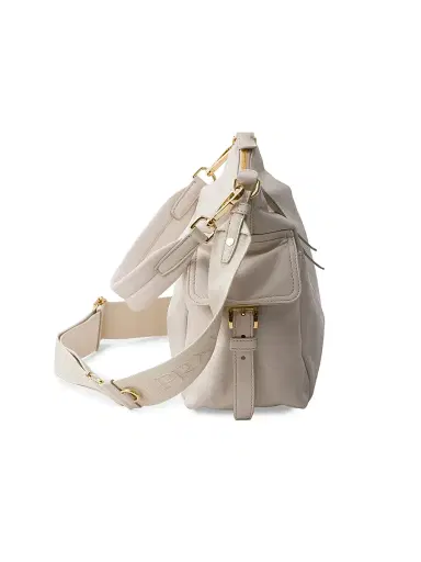 Prada Women's Large Explore Nappa Leather Shoulder Bag - Light Beige | Thumbnail 4