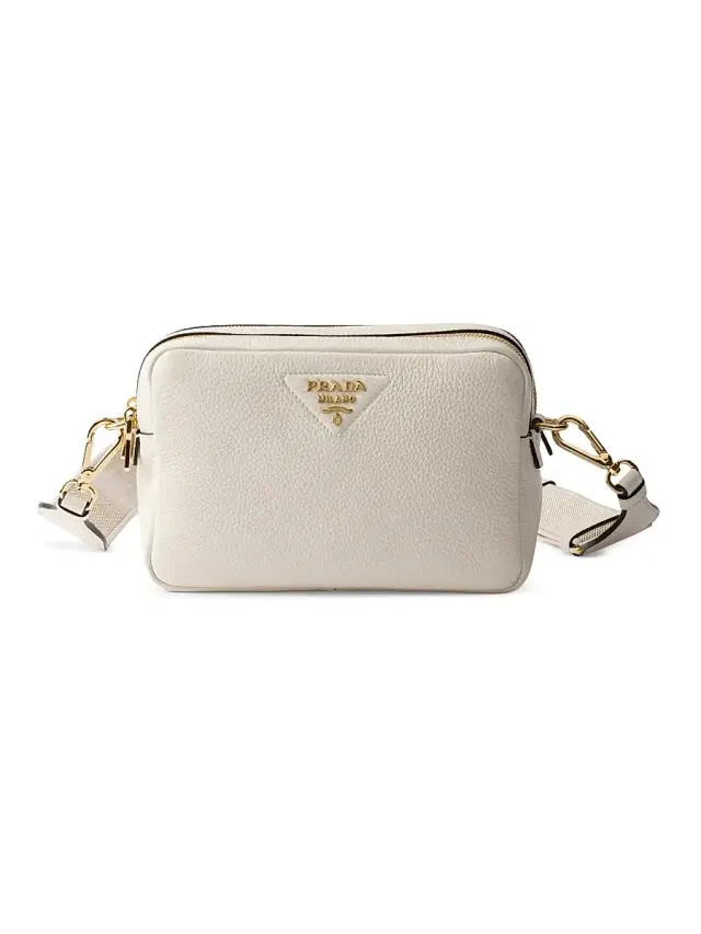 Prada Women's  Leather Shoulder Bag - White