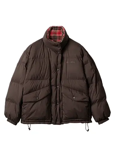 Miu Miu Women's Technical Pongé Reversible Down Jacket | Thumbnail 1 Miu Miu Women's Technical Pongé Reversible Down Jacket | Thumbnail 1