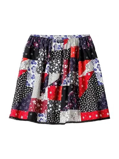 Miu Miu Women's Patchwork Poplin Skirt | Thumbnail 1