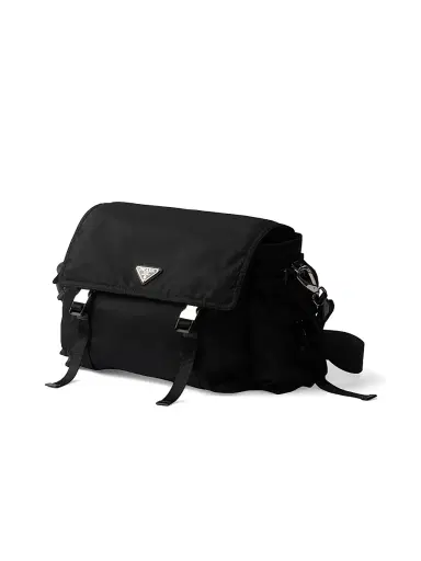 Prada Men's Explore Re-Nylon and Leather Bag - Black | Thumbnail 2