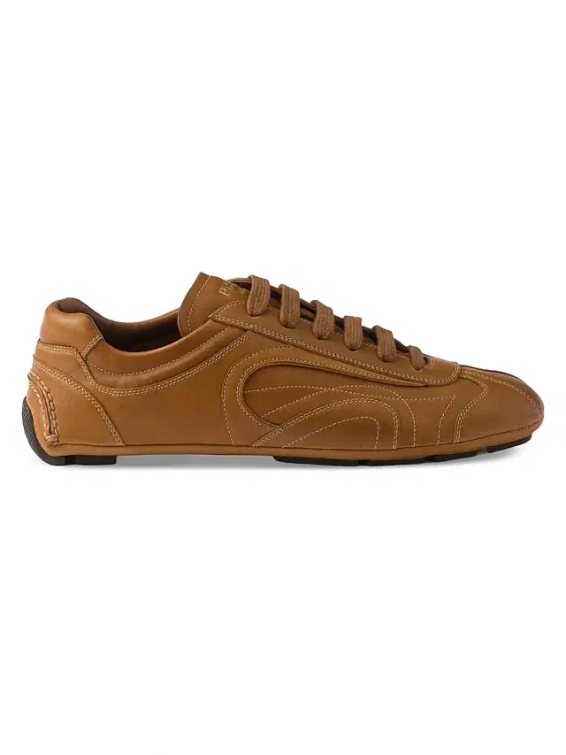 Women's Montecarlo Re-Edition 2005 Antiqued Nappa Leather Sneakers - Brown