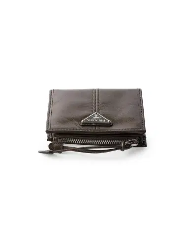 Prada Men's Leather Wallet - Green | Thumbnail 3 Prada Men's Leather Wallet - Green | Thumbnail 3