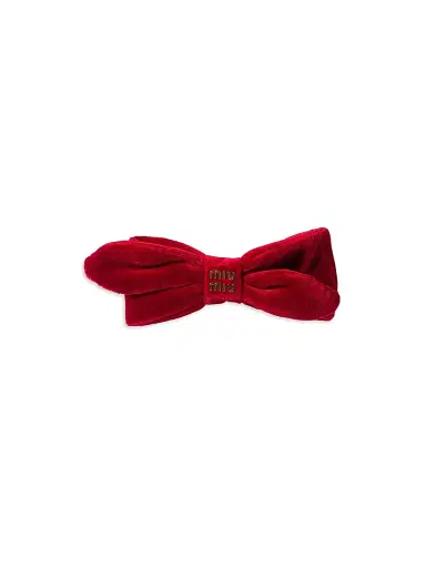 Miu Miu Women's Velvet Hair Clip | Thumbnail 1