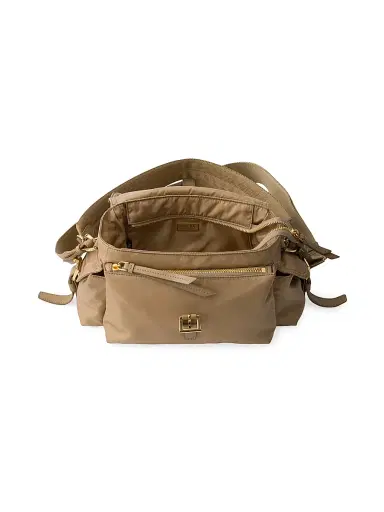 Prada Women's Medium Explore Re-Nylon Shoulder Bag - Beige | Thumbnail 4