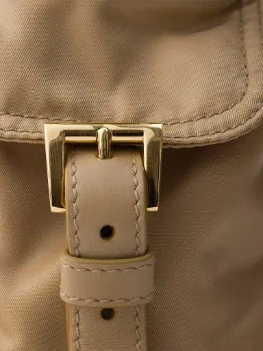 Prada Women's Medium Explore Re-Nylon Shoulder Bag - Beige | Thumbnail 6