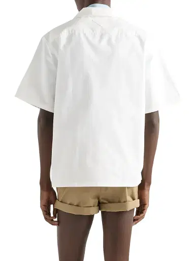 Prada Men's Cotton Bowling Shirt | Thumbnail 3 Prada Men's Cotton Bowling Shirt | Thumbnail 3