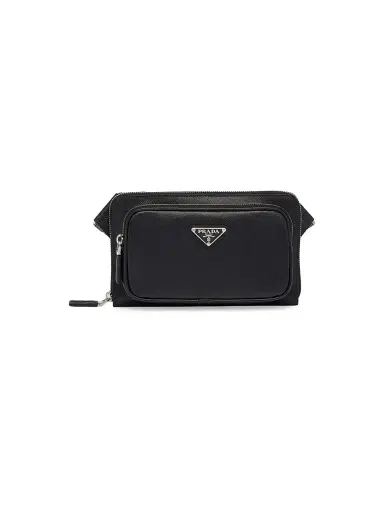 Prada Men's Saffiano Leather Belt Bag | Thumbnail 1 Prada Men's Saffiano Leather Belt Bag | Thumbnail 1