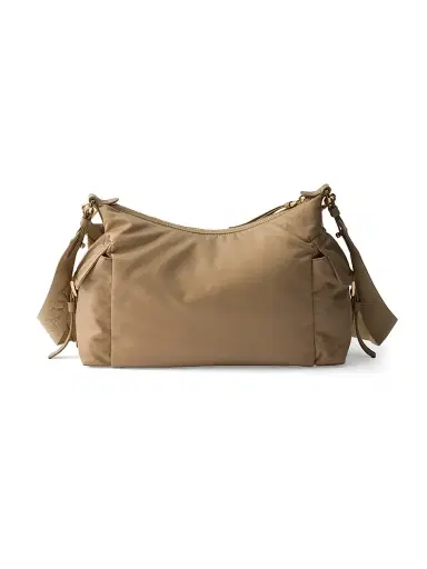 Prada Women's Explore Re-Nylon and Leather Shoulder Bag - Khaki | Thumbnail 3