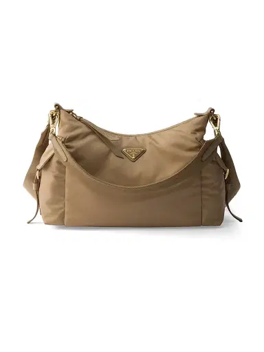Prada Women's Explore Re-Nylon and Leather Shoulder Bag - Khaki | Thumbnail 1