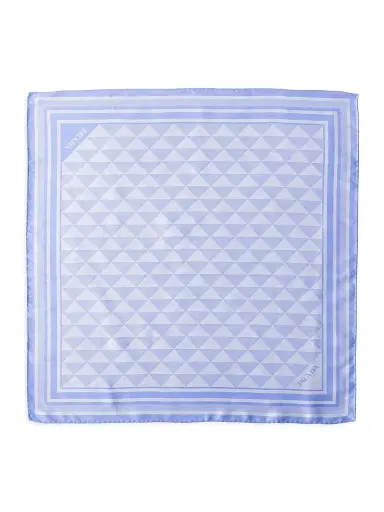 Prada Women's Printed Silk Twill Square Scarf | Thumbnail 2 Prada Women's Printed Silk Twill Square Scarf | Thumbnail 2