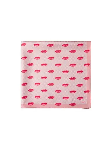 Prada Women's Printed Silk Twill Scarf, 90 X 90 Cm | Thumbnail 1 Prada Women's Printed Silk Twill Scarf, 90 X 90 Cm | Thumbnail 1