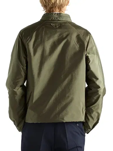 Prada Men's Hooded Re-Nylon Jacket - Green - Size 46 | Thumbnail 4 Prada Men's Hooded Re-Nylon Jacket - Green - Size 46 | Thumbnail 4