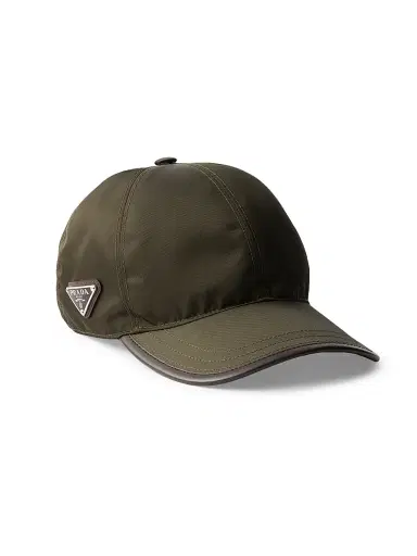 Prada Men's Re-Nylon Baseball Cap - Green - Size Large | Thumbnail 1 Prada Men's Re-Nylon Baseball Cap - Green - Size Large | Thumbnail 1