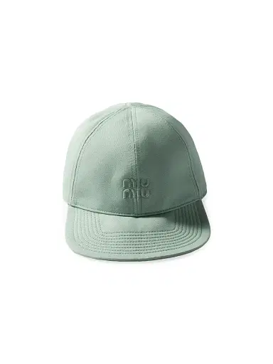 Miu Miu Women's Drill Baseball Cap - Green - Size Large | Thumbnail 2 Miu Miu Women's Drill Baseball Cap - Green - Size Large | Thumbnail 2