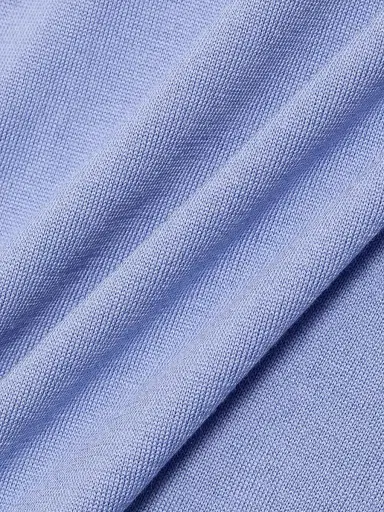 Giorgio Armani Men's Silk-Cotton Short-Sleeve Sweater - Lavender - Size 40 | Thumbnail 7